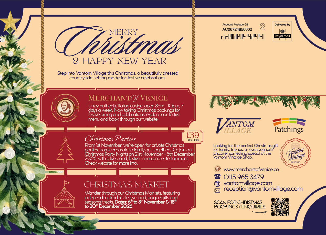 Christmas Market dates at Vantom Village